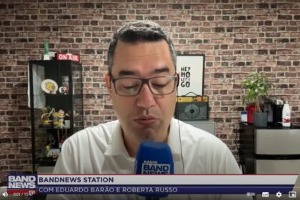 Rádio Band News FM cita pesquisa realizada pela Paraná Pesquisas em São Paulo.