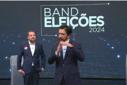 Band cita pesquisa realizada pela Paraná Pesquisas em São Paulo.