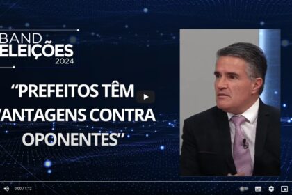 Band cita pesquisa realizada pela Paraná Pesquisas em São Paulo.