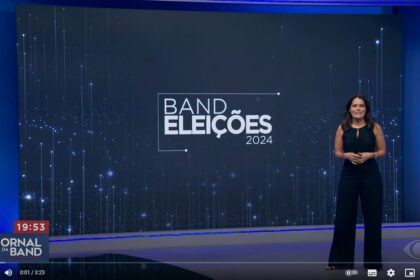 Band cita pesquisa realizada pela Paraná Pesquisas em São Paulo.