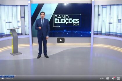 Band cita pesquisa realizada pela Paraná Pesquisas em Itu.