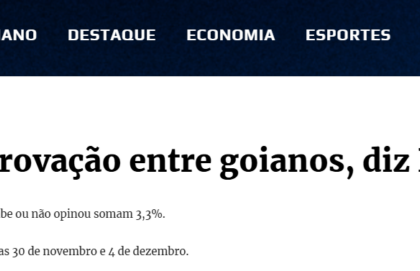 O Seringal cita pesquisa realizada pela Paraná Pesquisas.