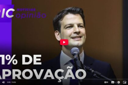 RIC cita pesquisa realizada pela Paraná Pesquisas no Município de Curitiba.
