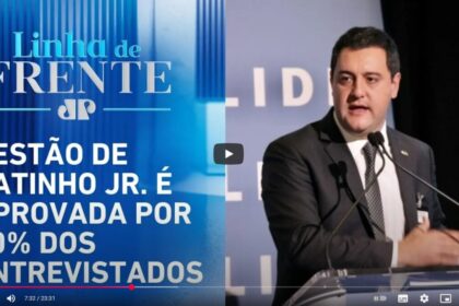 Jovem Pan News cita pesquisa realizada pela Paraná Pesquisas no Município de Curitiba.