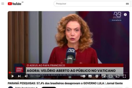Rádio Bandeirantes cita pesquisa realizada pela Paraná Pesquisas.