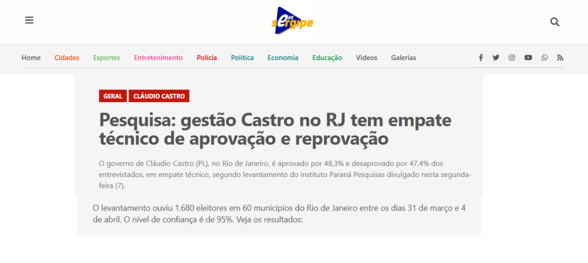 Em Sergipe cita pesquisa realizada pela Paraná Pesquisas no Estado do Rio de Janeiro. 2 image 214