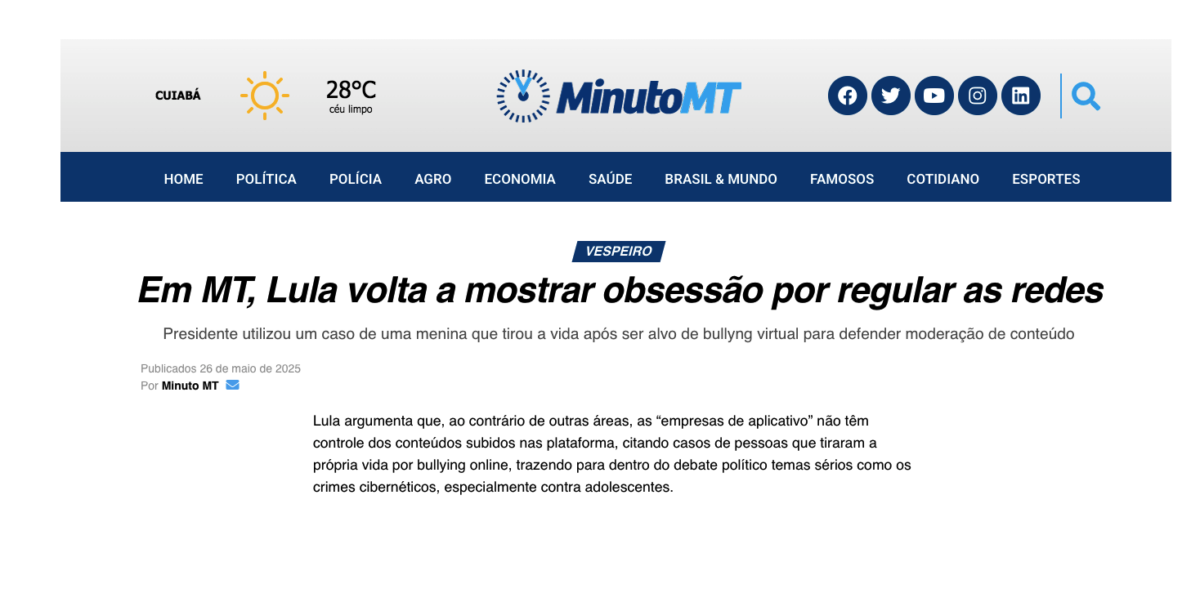 Minuto MT cita pesquisa realizada pela Paraná Pesquisas no Estado de Mato Grosso. 2 Minuto MT cita pesquisa realizada pela Paraná Pesquisas no Estado de Mato Grosso.