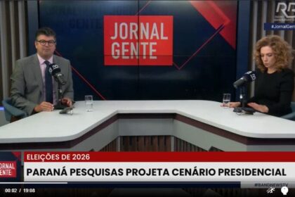 Rádio Bandeirantes cita pesquisa realizada pela Paraná Pesquisas.