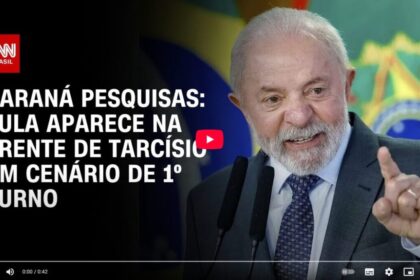 CNN Brasil cita pesquisa realizada pela Paraná Pesquisas.
