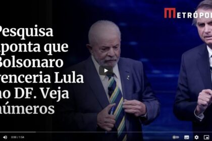 Metópoles cita pesquisa realizada pela Paraná Pesquisas no Distrito Federal.