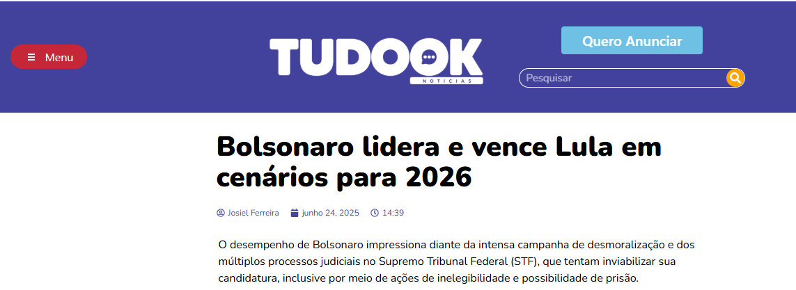 Tudo OK cita pesquisa realizada pela Paraná Pesquisas. 2 Tudo OK cita pesquisa realizada pela Paraná Pesquisas.