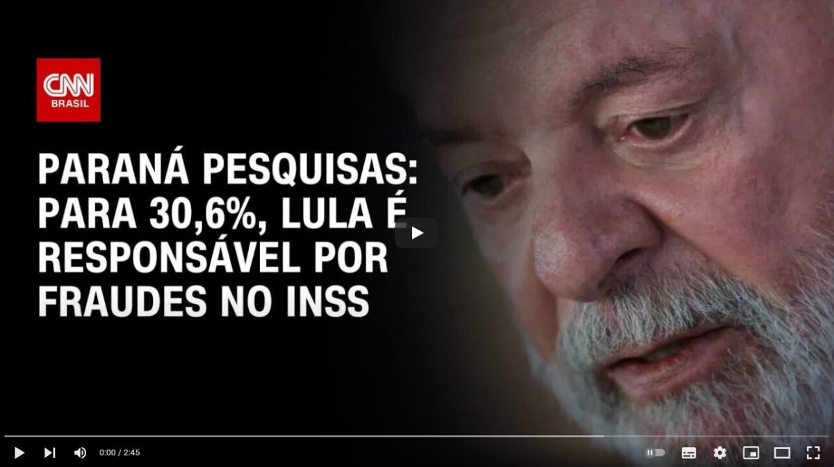 CNN Brasil cita pesquisa realizada pela Paraná Pesquisas.