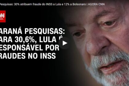 CNN Brasil cita pesquisa realizada pela Paraná Pesquisas.