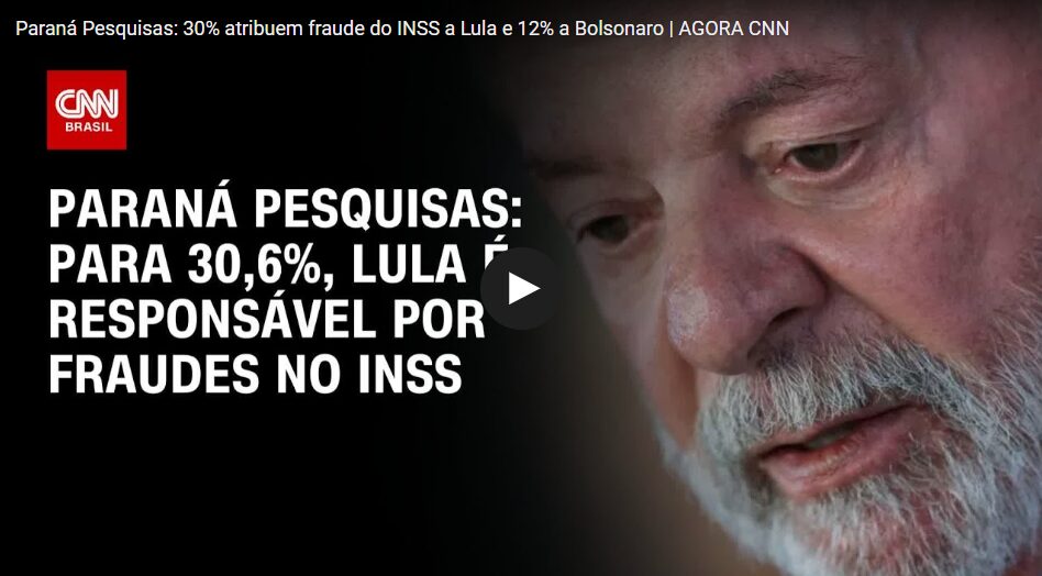 CNN Brasil cita pesquisa realizada pela Paraná Pesquisas. 1 CNN Brasil cita pesquisa realizada pela Paraná Pesquisas.