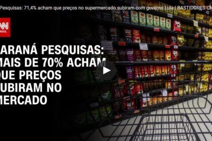 CNN Brasil cita pesquisa realizada pela Paraná Pesquisas.