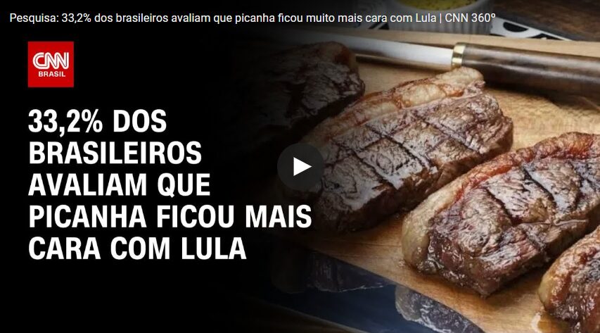 CNN Brasil cita pesquisa realizada pela Paraná Pesquisas.