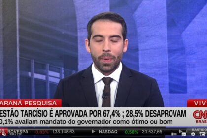 CNN Brasil cita pesquisa realizada pela Paraná Pesquisas no Estado de São Paulo.