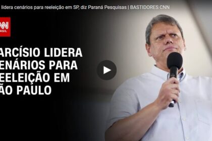 CNN Brasil cita pesquisa realizada pela Paraná Pesquisas no Estado de São Paulo.