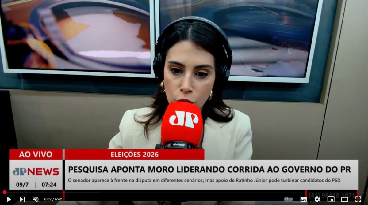 Jovem Pan News Paraná cita pesquisa realizada pela Paraná Pesquisas no Estado do Paraná. 1 Jovem Pan News Paraná cita pesquisa realizada pela Paraná Pesquisas no Estado do Paraná.