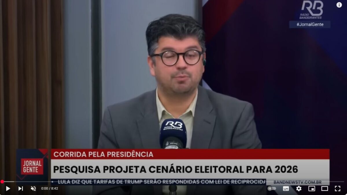 Rádio Bandeirantes cita pesquisa realizada pela Paraná Pesquisas no Estado de São Paulo. 1 Rádio Bandeirantes cita pesquisa realizada pela Paraná Pesquisas no Estado de São Paulo.