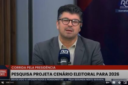 Rádio Bandeirantes cita pesquisa realizada pela Paraná Pesquisas no Estado de São Paulo.