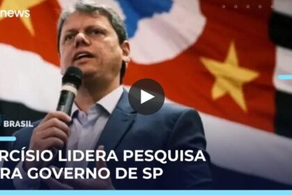 SBT News cita pesquisa realizada pela Paraná Pesquisas no Estado de São Paulo.