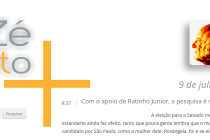 Blog Zé Beto cita pesquisa realizada pela Paraná Pesquisas no Estado do Paraná.