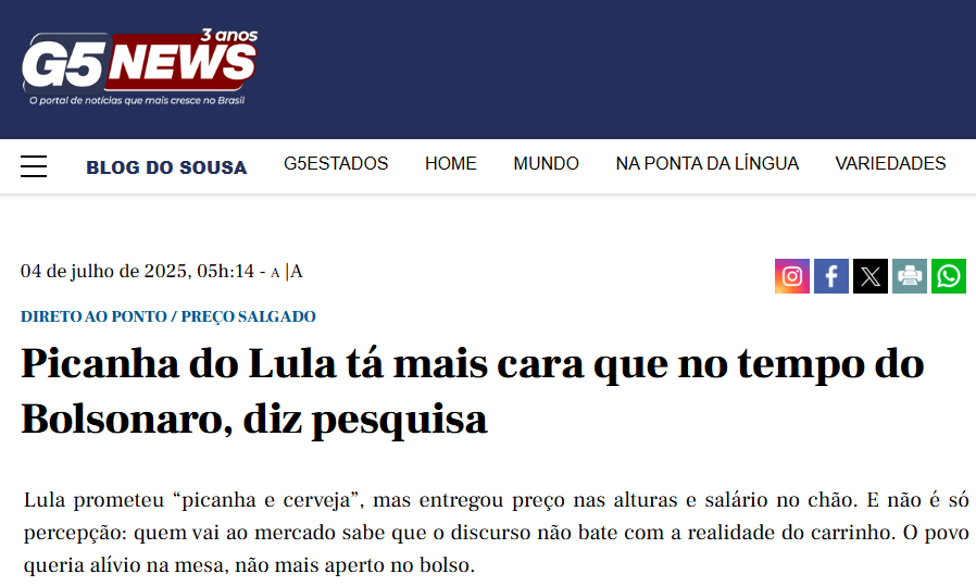 G5 News cita pesquisa realizada pela Paraná Pesquisas.