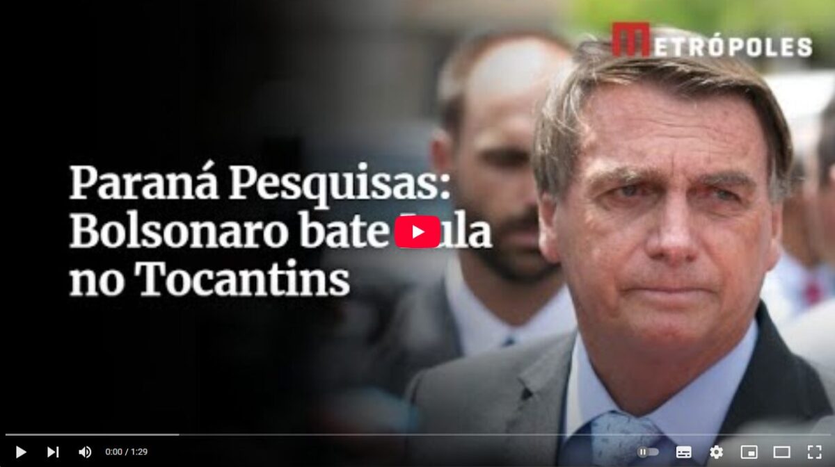 Metrópoles cita pesquisa realizada pela Paraná Pesquisas no Estado do Tocantins. 1 Metrópoles cita pesquisa realizada pela Paraná Pesquisas no Estado do Tocantins.