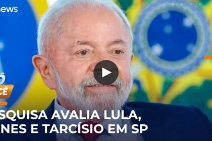 SBT News cita pesquisa realizada pela Paraná Pesquisas em São Paulo.