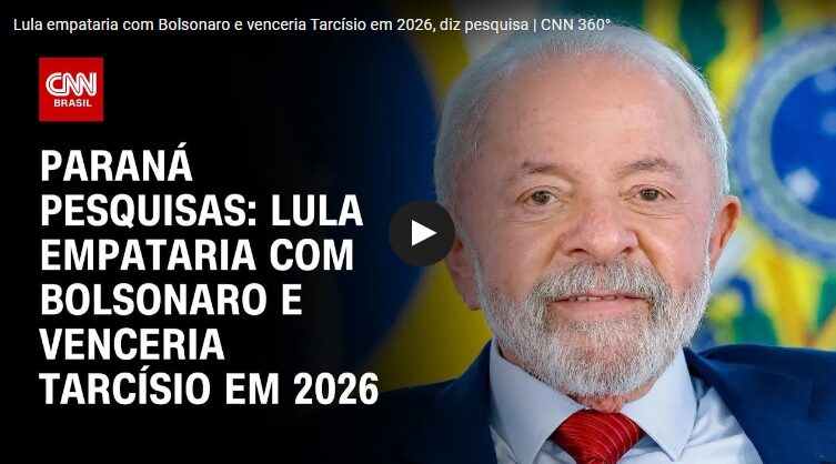 CNN Brasil cita pesquisa realizada pela Paraná Pesquisas. 1 CNN Brasil cita pesquisa realizada pela Paraná Pesquisas.
