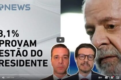 Jovem Pan News cita pesquisa realizada pela Paraná Pesquisas no Estado de São Paulo.