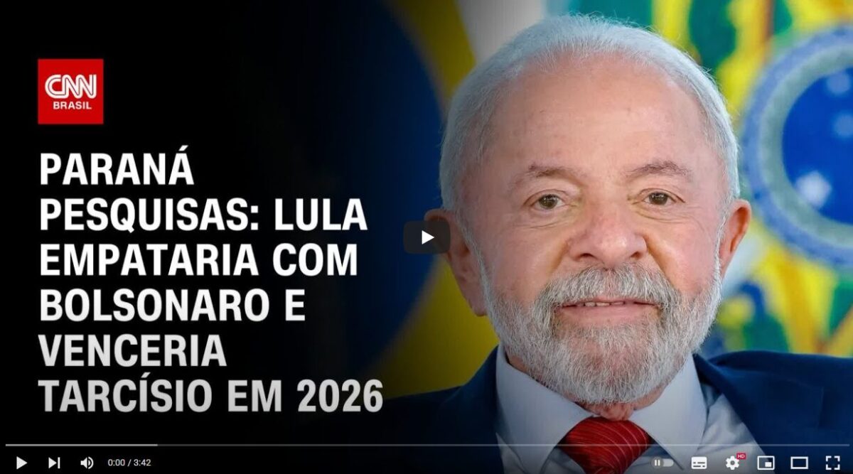 CNN Brasil cita pesquisa realizada pela Paraná Pesquisas. 1 CNN Brasil cita pesquisa realizada pela Paraná Pesquisas.