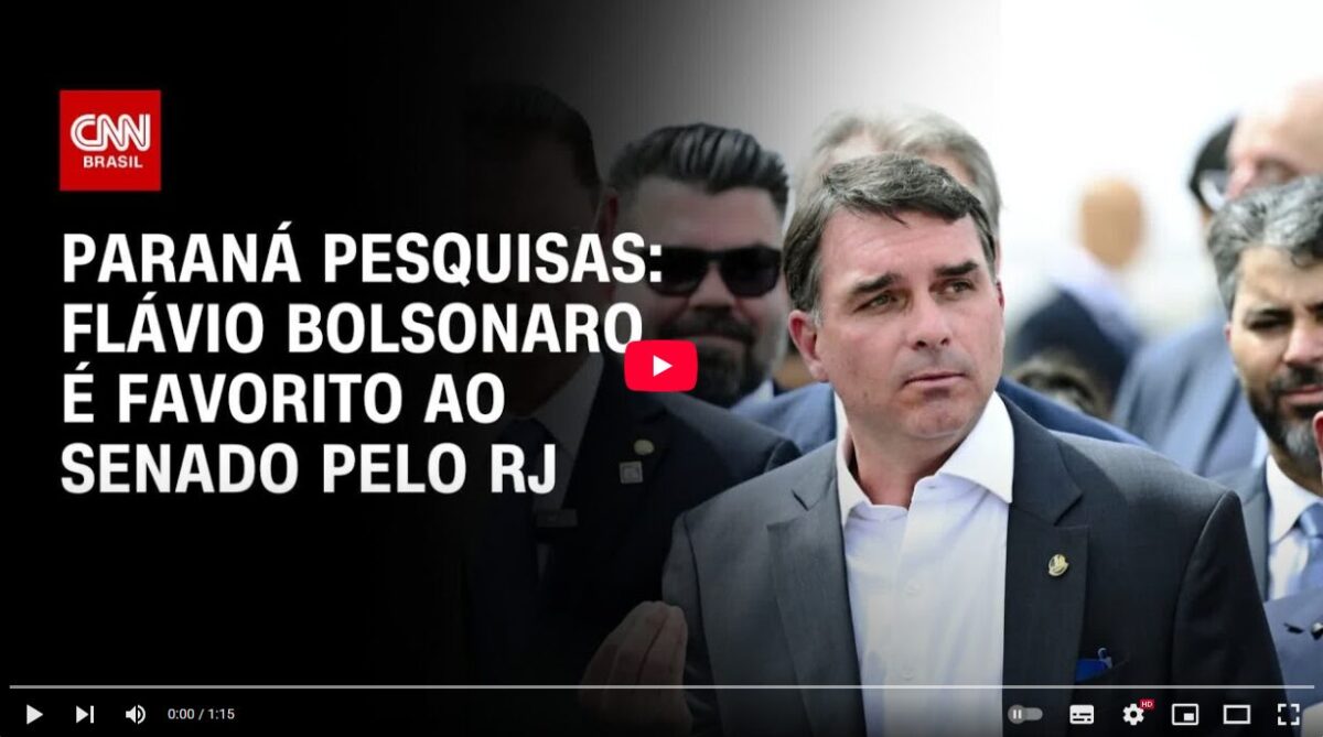 CNN Brasil cita pesquisa realizada pela Paraná Pesquisas no Estado do Rio de Janeiro.