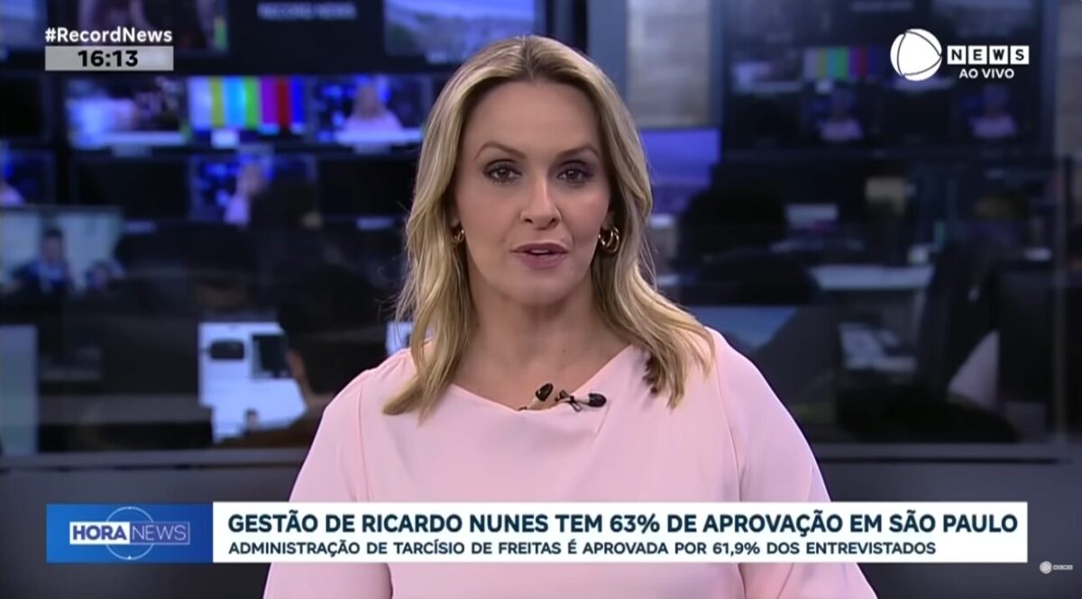 Record News cita pesquisa realizada pela Paraná Pesquisas no Município de São Paulo. 1 Record News cita pesquisa realizada pela Paraná Pesquisas no Município de São Paulo.