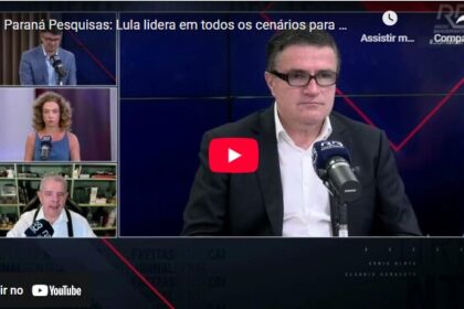 Band cita pesquisa realizada pela Paraná Pesquisas.