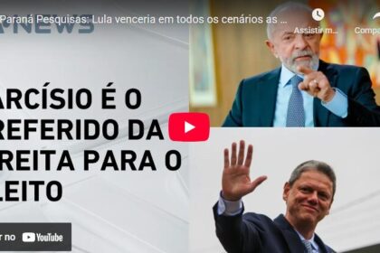 Jovem Pan cita pesquisa realizada pela Paraná Pesquisas.