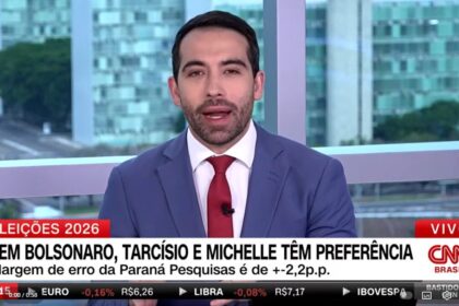 CNN Brasil pesquisa realizada pela Paraná Pesquisas.