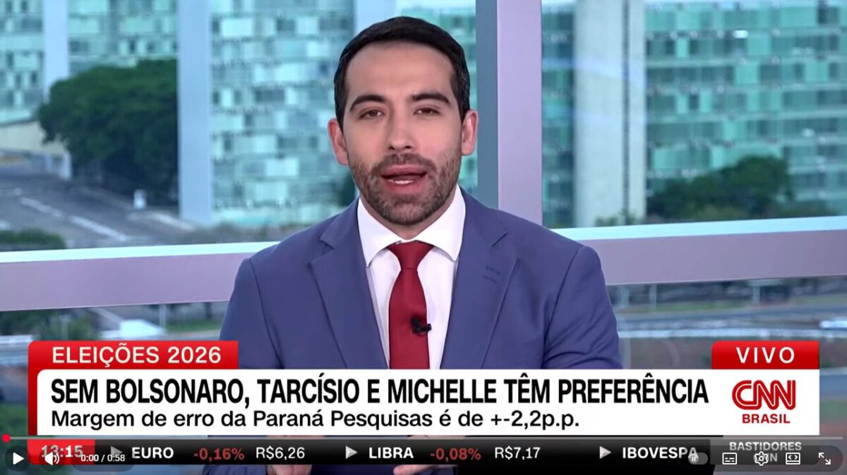 CNN Brasil pesquisa realizada pela Paraná Pesquisas. 1 CNN Brasil pesquisa realizada pela Paraná Pesquisas.