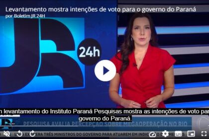 R7 Notícias cita pesquisa realizada pela Paraná Pesquisas no Estado do Paraná.