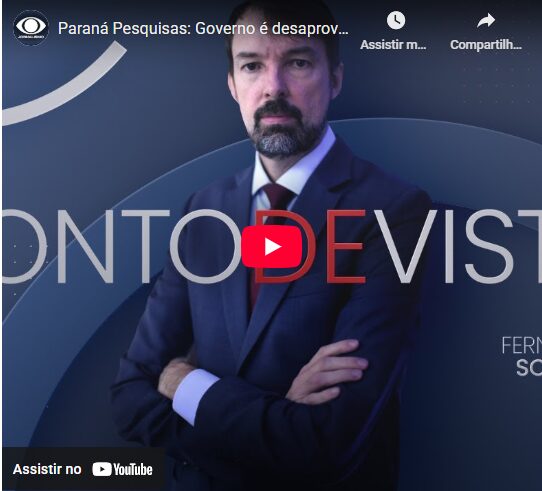 Band News TV cita pesquisa realizada pela Paraná Pesquisas.