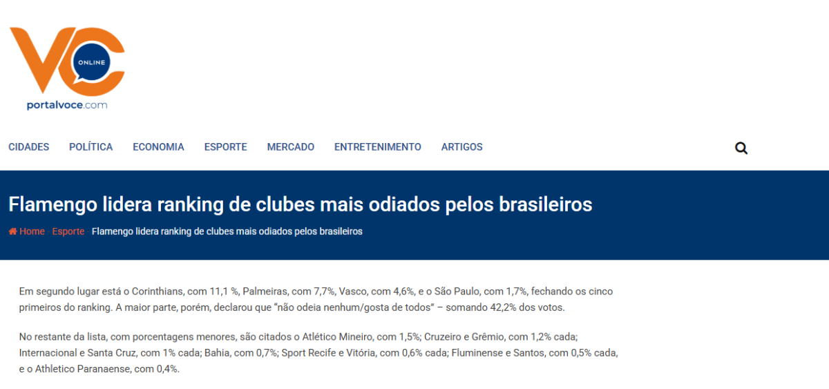 Portal Você cita pesquisa realizada pela Paraná Pesquisas. 2 Portal Você cita pesquisa realizada pela Paraná Pesquisas.