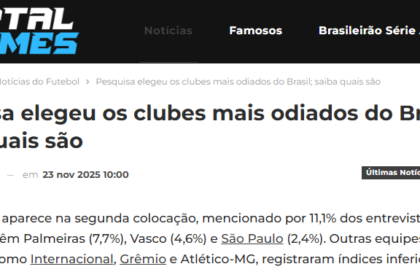 Portal Times cita pesquisa realizada pela Paraná Pesquisas.