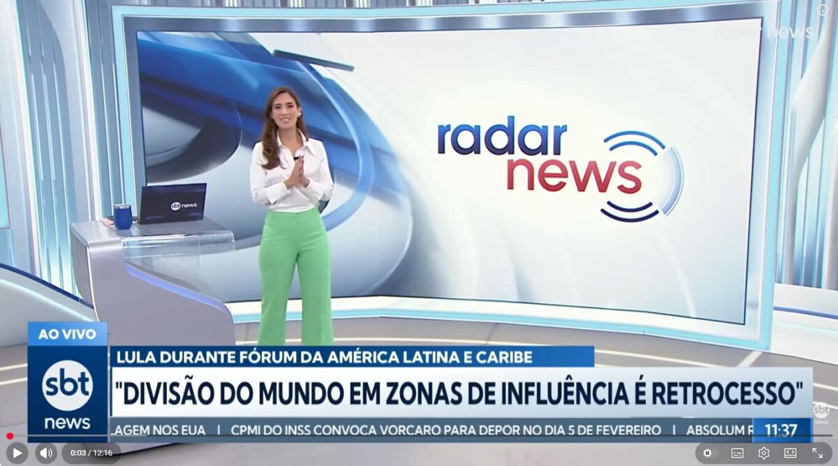 SBT News cita pesquisa realizada pela Paraná Pesquisas.