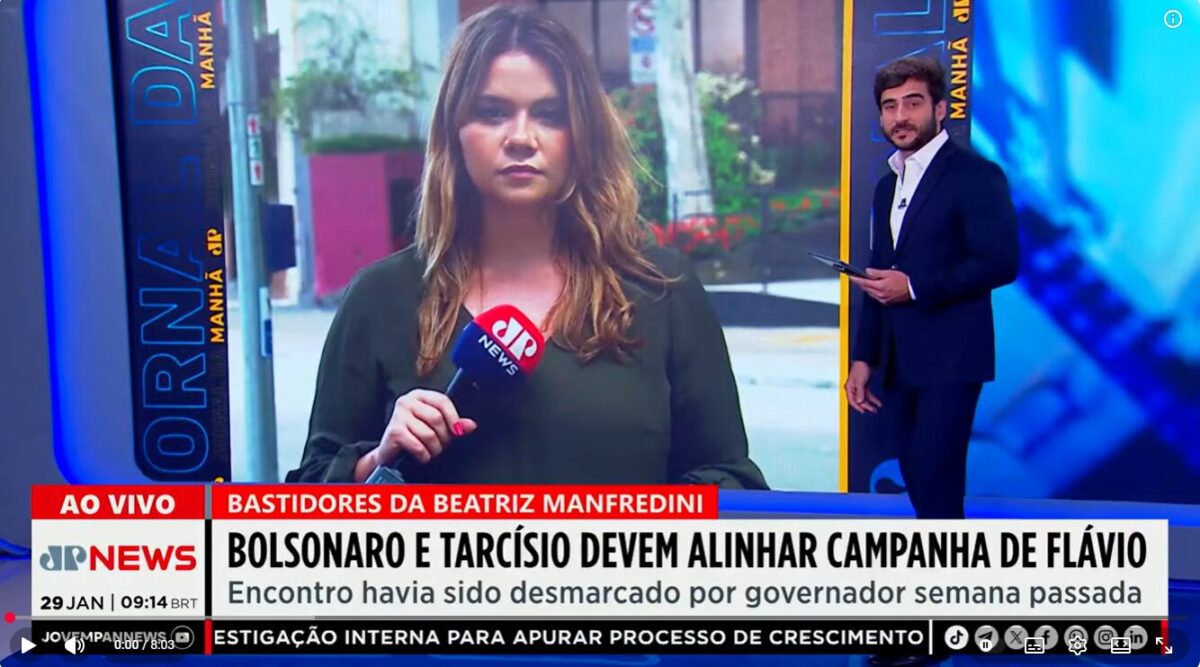 Jovem Pan News cita pesquisa realizada pela Paraná Pesquisas. 1 Jovem Pan News cita pesquisa realizada pela Paraná Pesquisas.