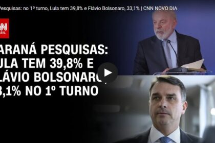 CNN Brasil cita pesquisa realizada pela Paraná Pesquisas.