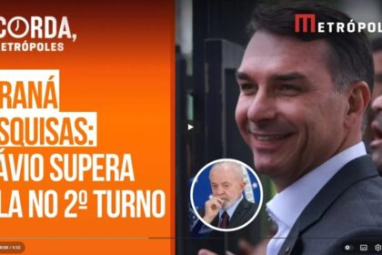 Metrópoles cita pesquisa realizada pela Paraná Pesquisas.