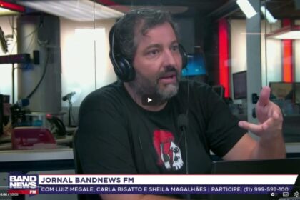 Rádio Band News FM cita pesquisa realizada pela Paraná Pesquisas.