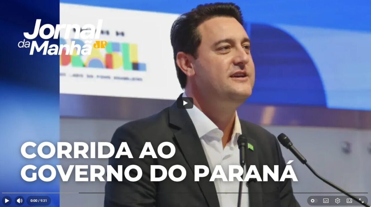 Jovem Pan News Paraná cita pesquisa realizada pela Paraná Pesquisas no Estado do Paraná.