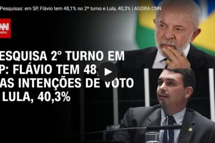 CNN Brasil cita pesquisa realizada para Paraná Pesquisas no Estado de São Paulo.